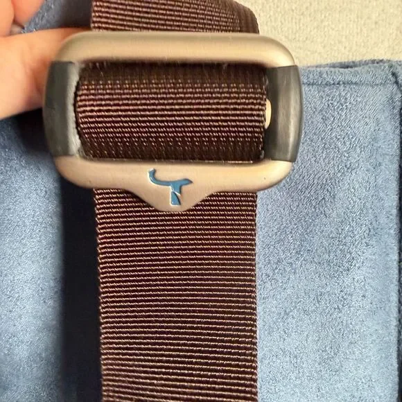 Travelon Light Blue Faux Suede Sling Bag Crossbody Organizer 2006 Adjustable - Picture 5 of 14